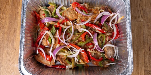 Cuban Boneless Pork Chops w/ Peppers & Onions