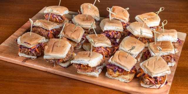 Honey Chicken Sliders