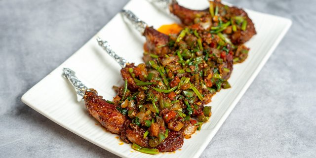 Seared Sichuan Lamb Chops