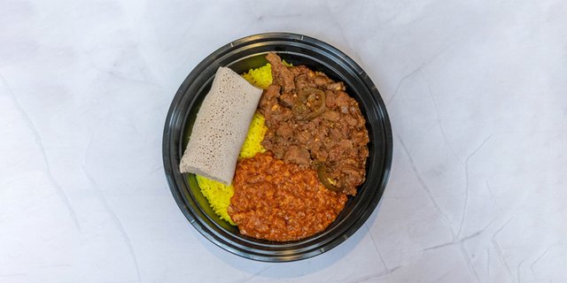 Lamb Tibs Rice Bowl Boxed Lunch