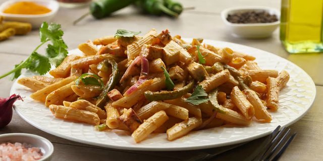 Shahi Paneer Pasta Twist