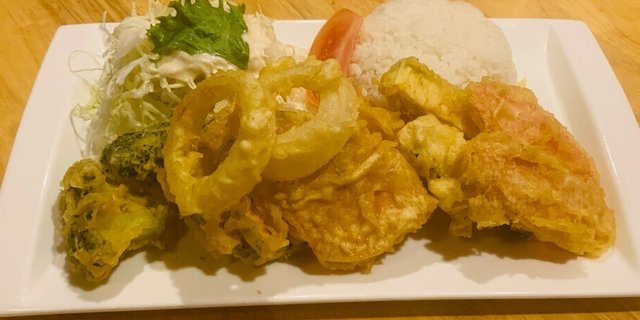 Vegetable Tempura Entree
