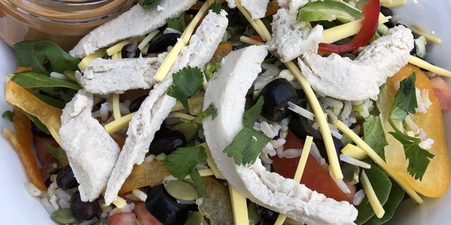Vegan Southwest "Chicken" Chipotle Salad Boxed Meal