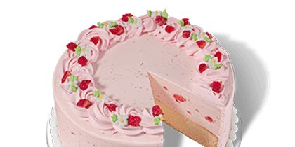 Strawberries n Cream Cake