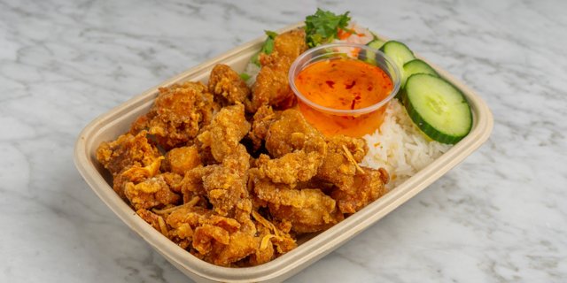 Thai Pop Popcorn Chicken & Rice Bowl