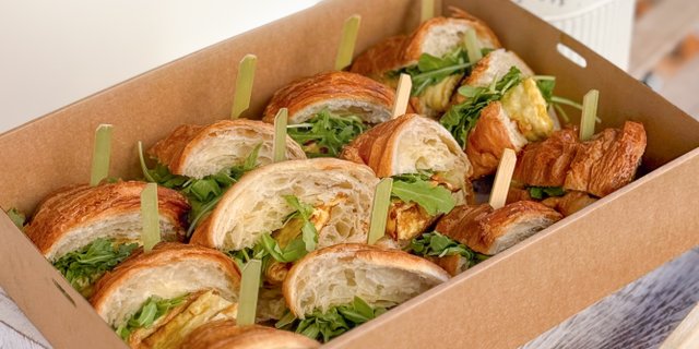 Egg Croissant Platter
