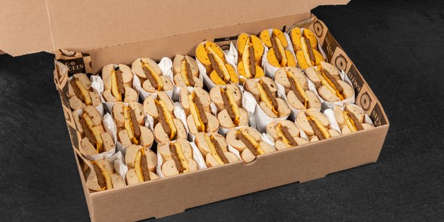Vegan Breakfast Bagel Sandwich Box
