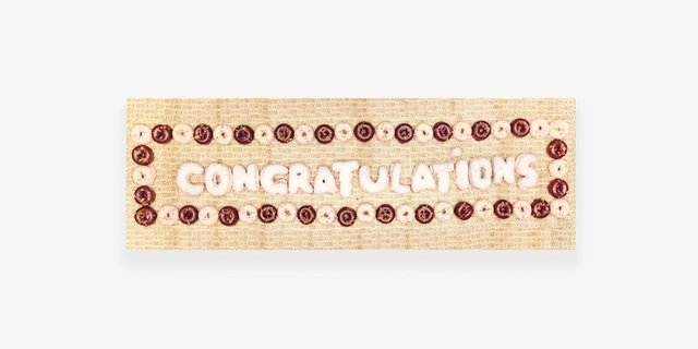 Congratulations Platter