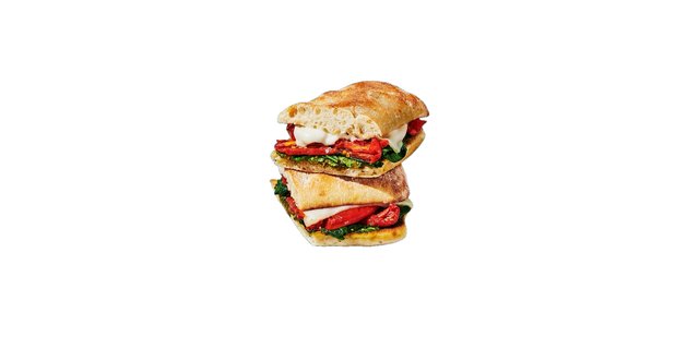 Roasted Tomato Mozzarella Panini