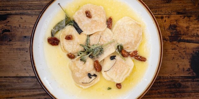 Pumpkin Ravioli & Butter Sage Tray