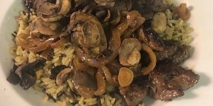 Steak Tips w/ Wild Rice Platter