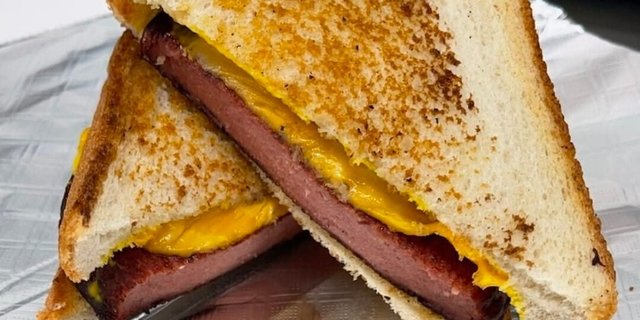 Fried Bologna Sandwich