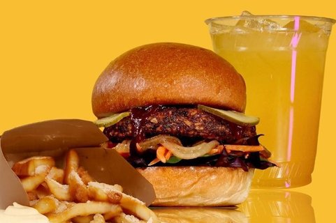 Veggie Burger Fries Drink Combo