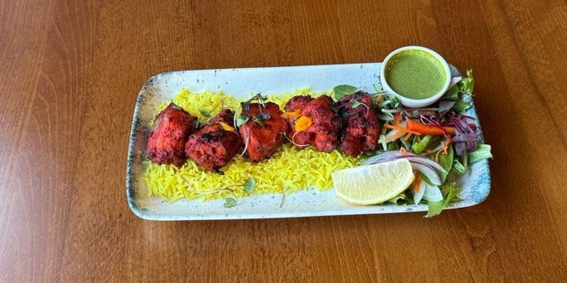 Chicken Boti Kabab Tray