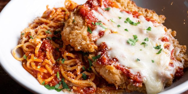 Chicken Parmesan Spaghetti