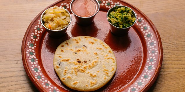 Calabaza Pupusa W/ Vegan Cheese