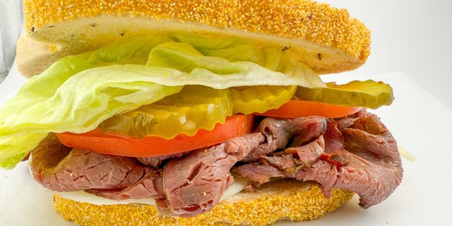 Roast Beef & Cheese Sandwich