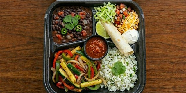 Veggie Fajita Plate Boxed Lunch
