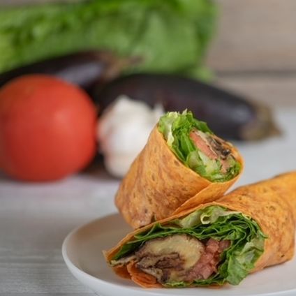 Mediterranean Eggplant Wrap