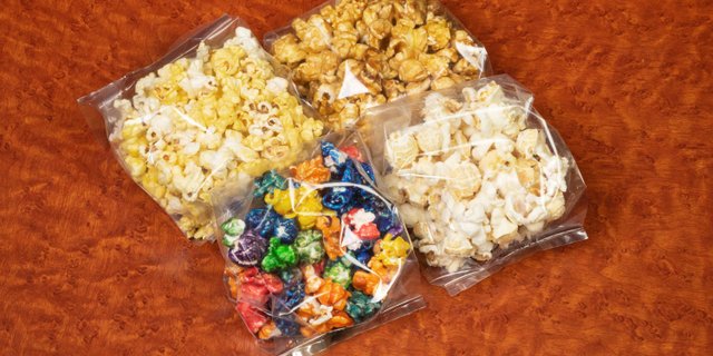 10 Individual Popcorn Bags