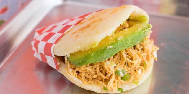 Chicken & Avocado Arepa
