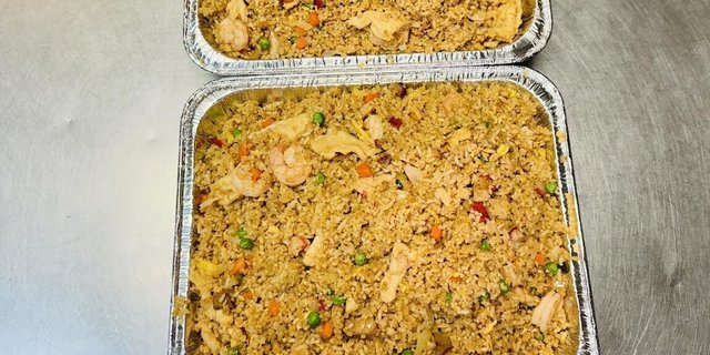 Vegetable Fried Rice Tray