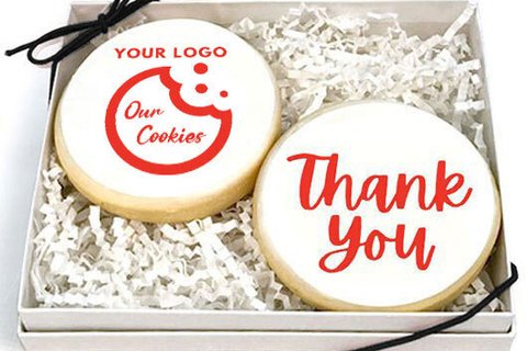 Thank You w/ Logo Cookie Gift Box