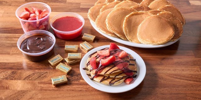 Berry Chocolaty Pancakes