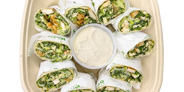 Chicken Caesar Wrap Platter