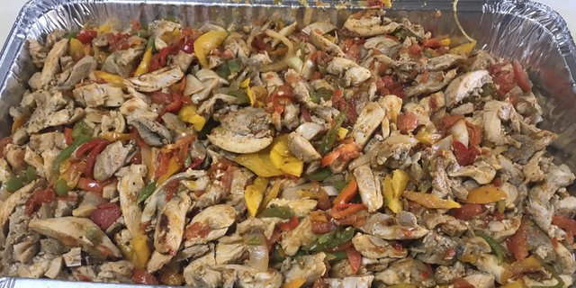 Chicken Fajitas Tray