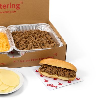 Beef Steak & Mac & Cheese Hoagies Hot Tray