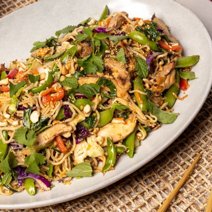 Chicken Yakisoba Noodles