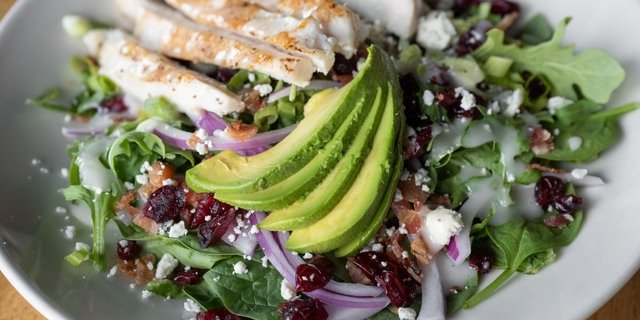 Bourbon Cranberry Chicken Salad
