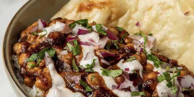 Chana Masala Rice Bowl