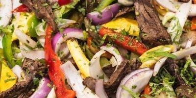 Skirt Steak Fajitas Platter