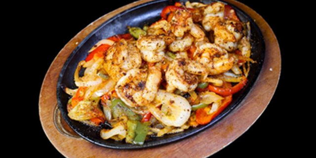 Half Tray Shrimp Fajitas