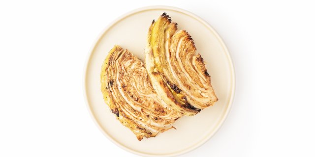 Roasted Green Cabbage