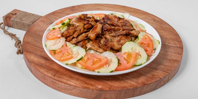 Lighter BBQ Chicken Plate