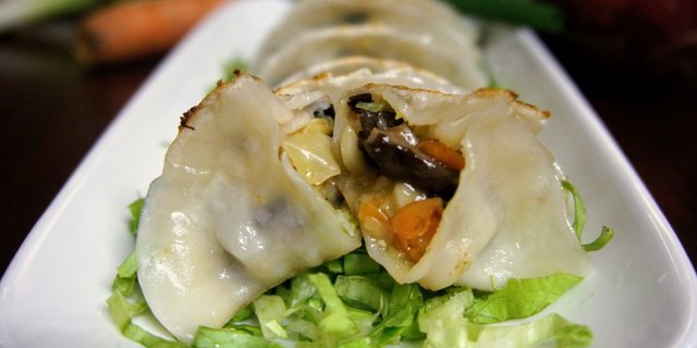 Tofu & Mushroom Dumplings