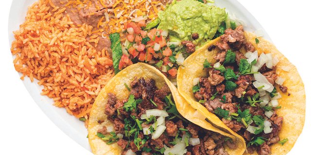 2 Large Tacos Plate