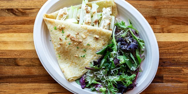 Granny Smith Apple & Brie Crepe