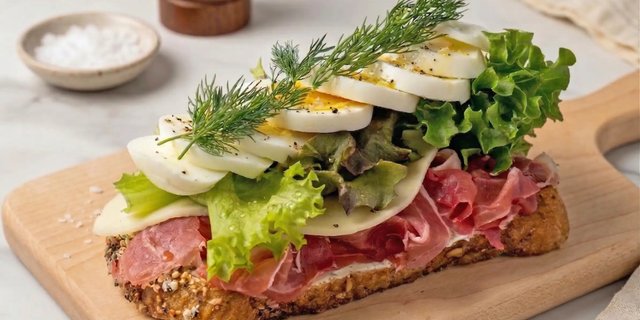 Prosciutto & Egg Sandwich