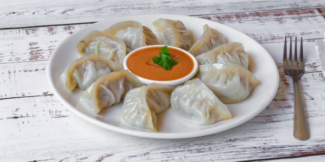 Chicken Momos (Dumplings)