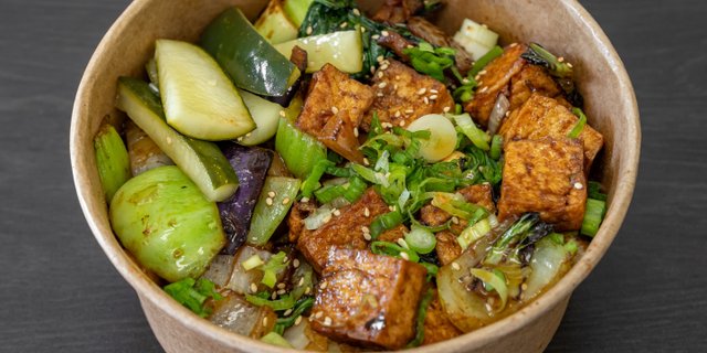 Wok-Fried Tofu Bowl