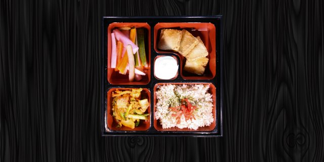 Crispy Pork Belly Bento Box