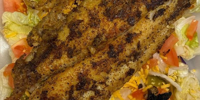 Fried Fish Salad