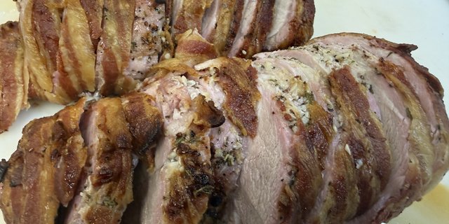 Bacon-Wrapped Pork Loin