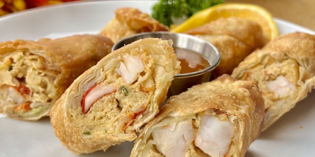 Lobster & Crab Egg Rolls