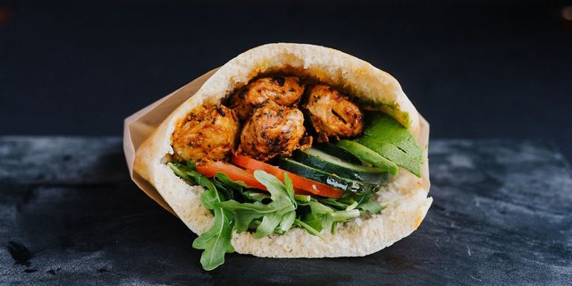 Pesto Chicken Pita