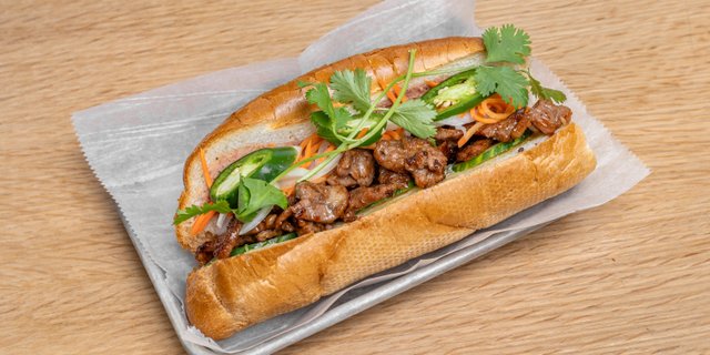 BBQ Pork Bánh Mì Sandwich